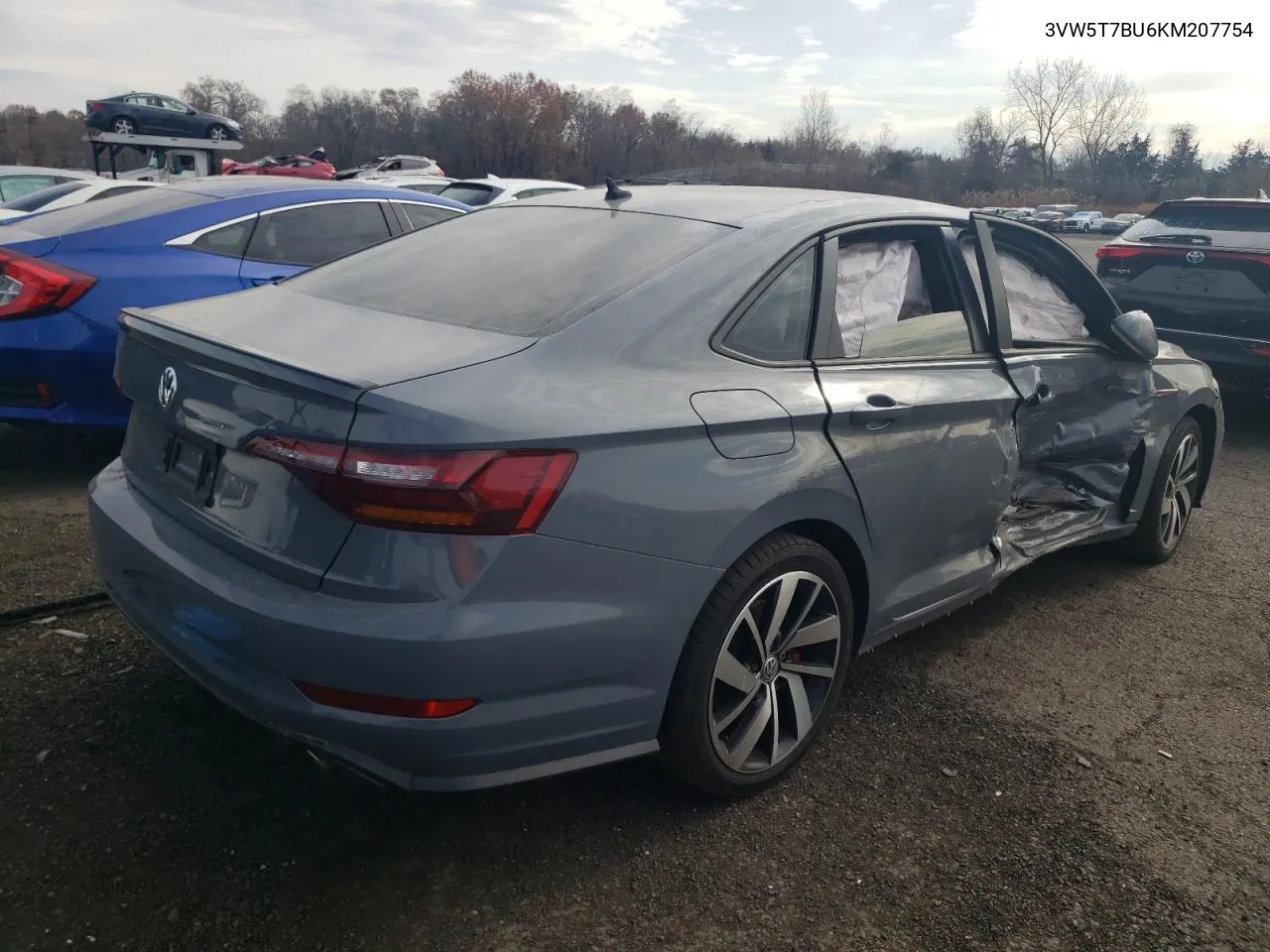 2019 Volkswagen Jetta Gli VIN: 3VW5T7BU6KM207754 Lot: 76873334