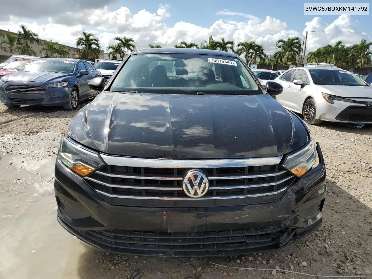 2019 Volkswagen Jetta S VIN: 3VWC57BUXKM141792 Lot: 76976844