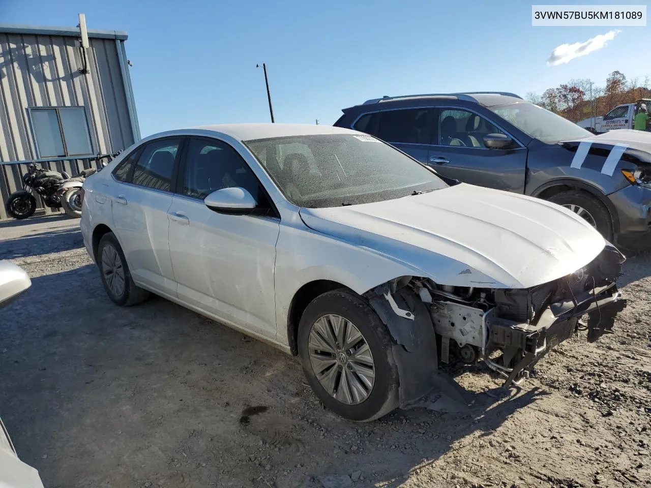 2019 Volkswagen Jetta S VIN: 3VWN57BU5KM181089 Lot: 77082924