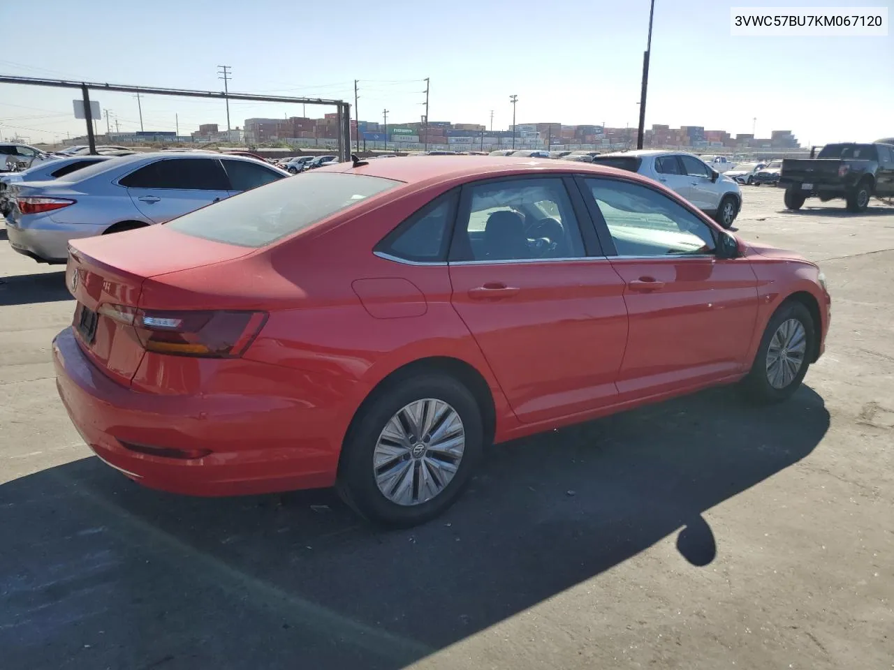 2019 Volkswagen Jetta S VIN: 3VWC57BU7KM067120 Lot: 77163524