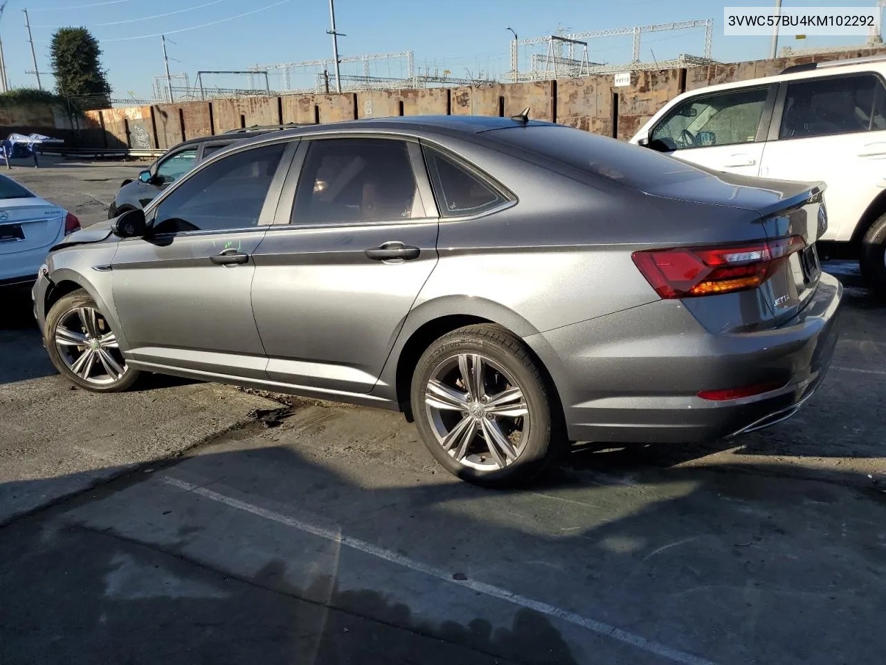 2019 Volkswagen Jetta S VIN: 3VWC57BU4KM102292 Lot: 77163884