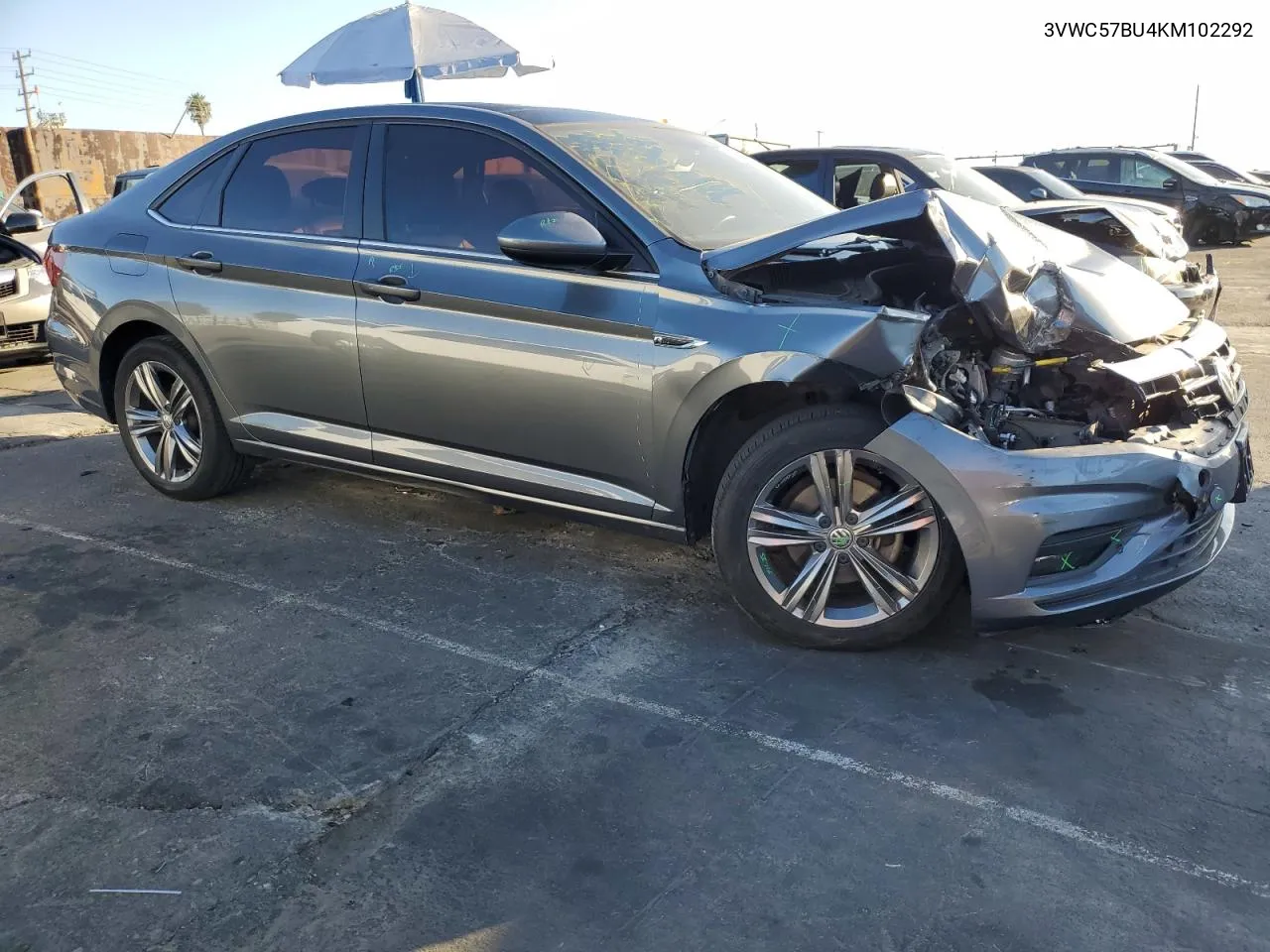 2019 Volkswagen Jetta S VIN: 3VWC57BU4KM102292 Lot: 77163884