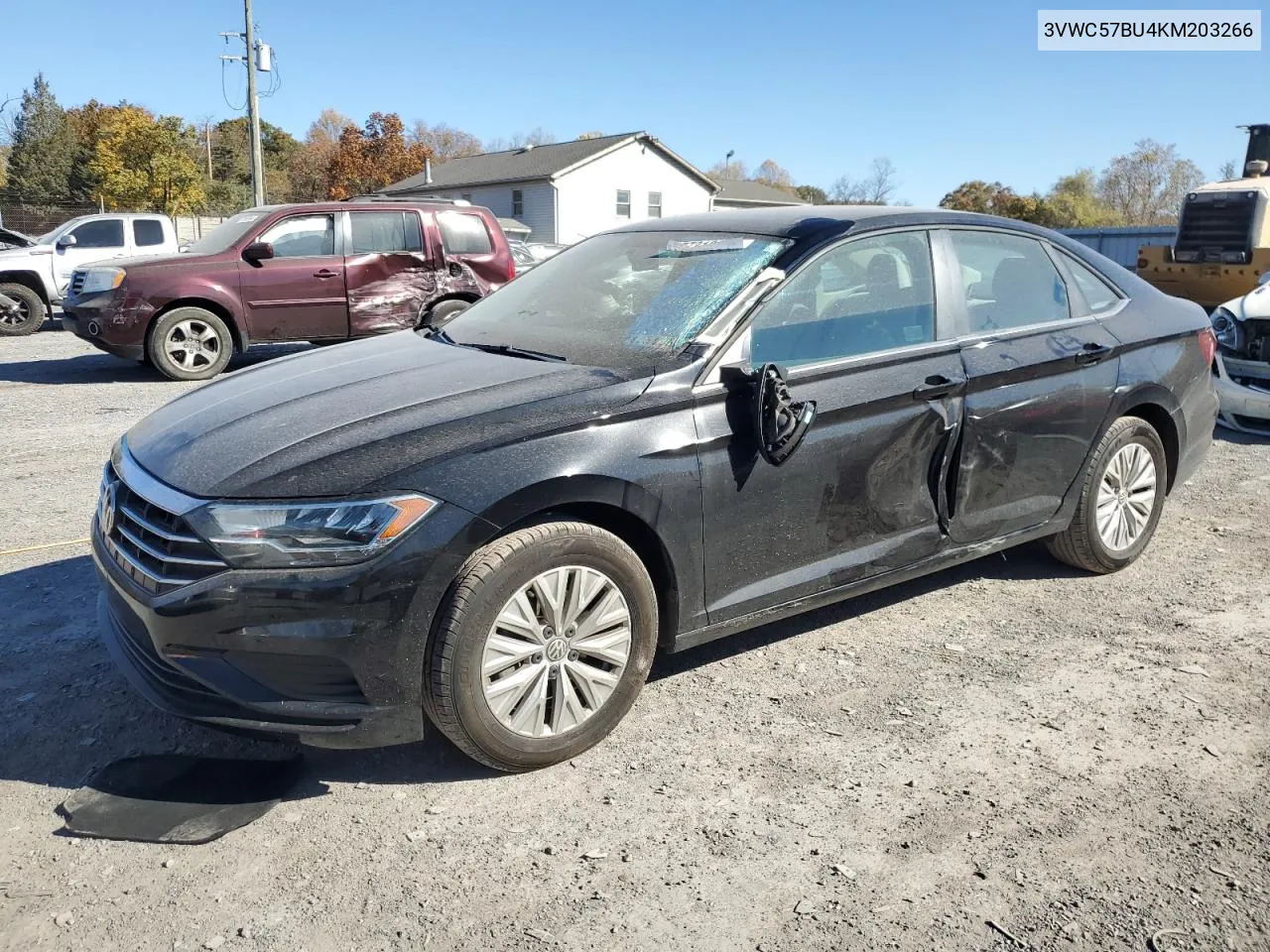 2019 Volkswagen Jetta S VIN: 3VWC57BU4KM203266 Lot: 77318984