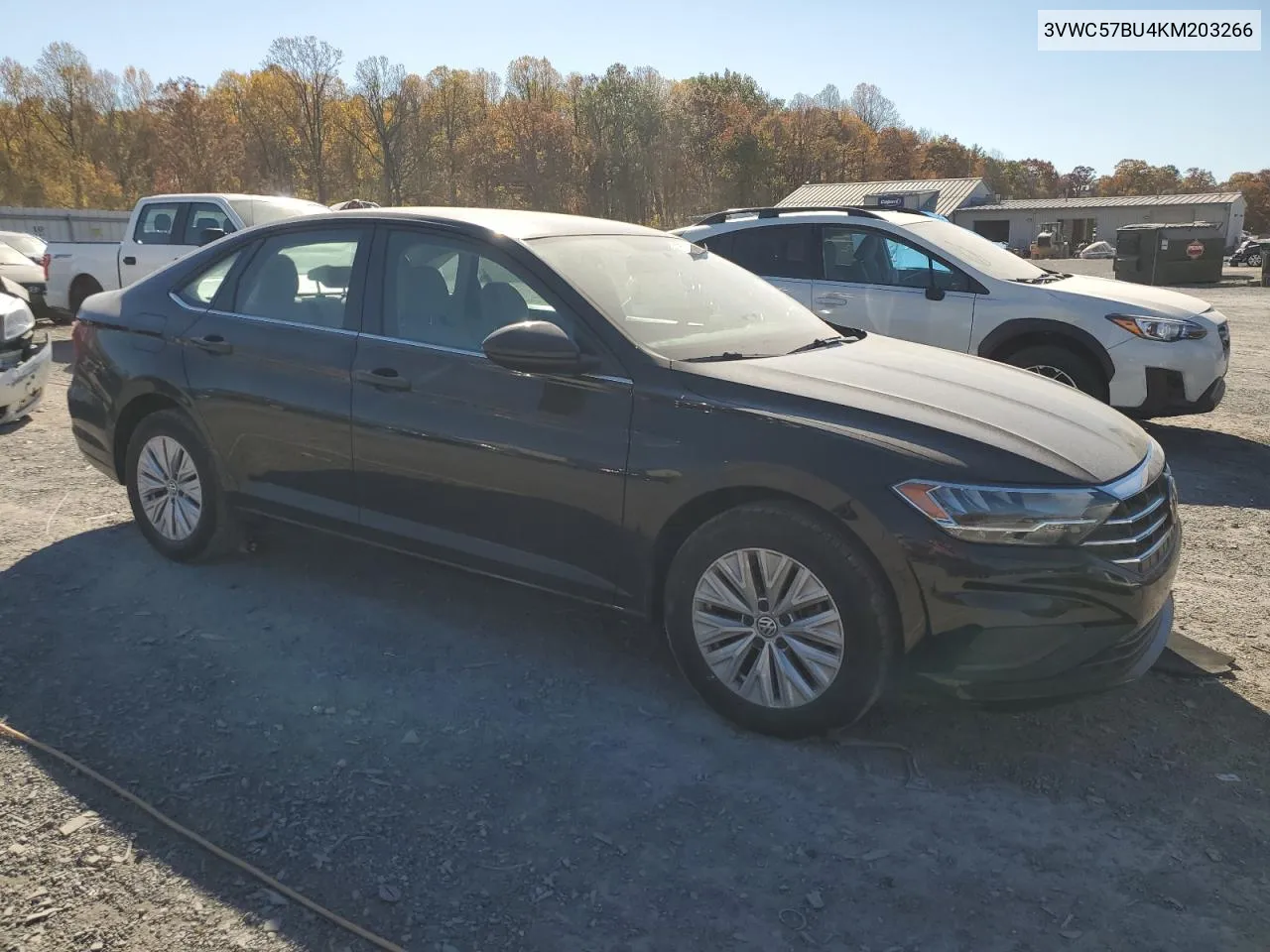 2019 Volkswagen Jetta S VIN: 3VWC57BU4KM203266 Lot: 77318984