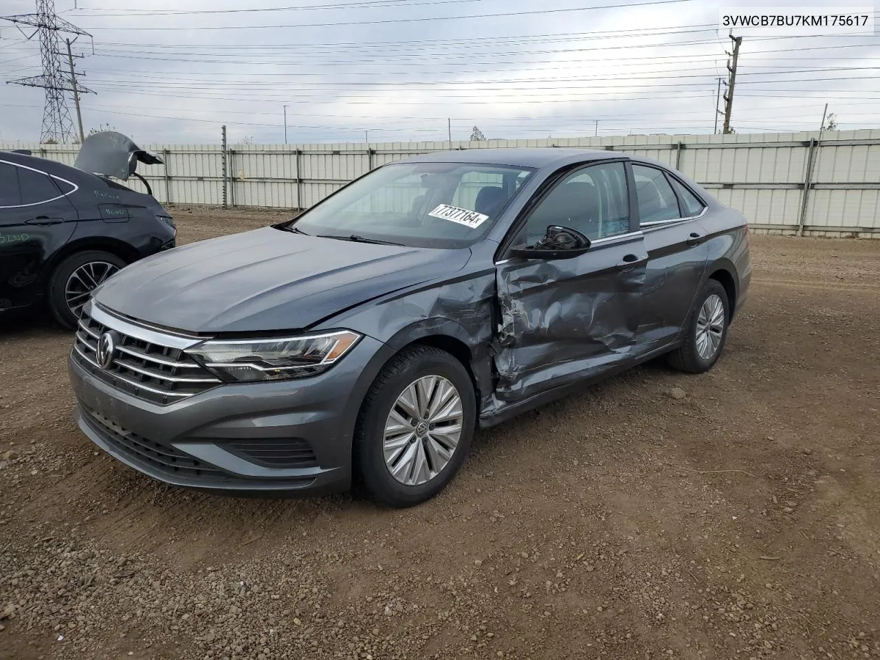 2019 Volkswagen Jetta S VIN: 3VWCB7BU7KM175617 Lot: 77377164