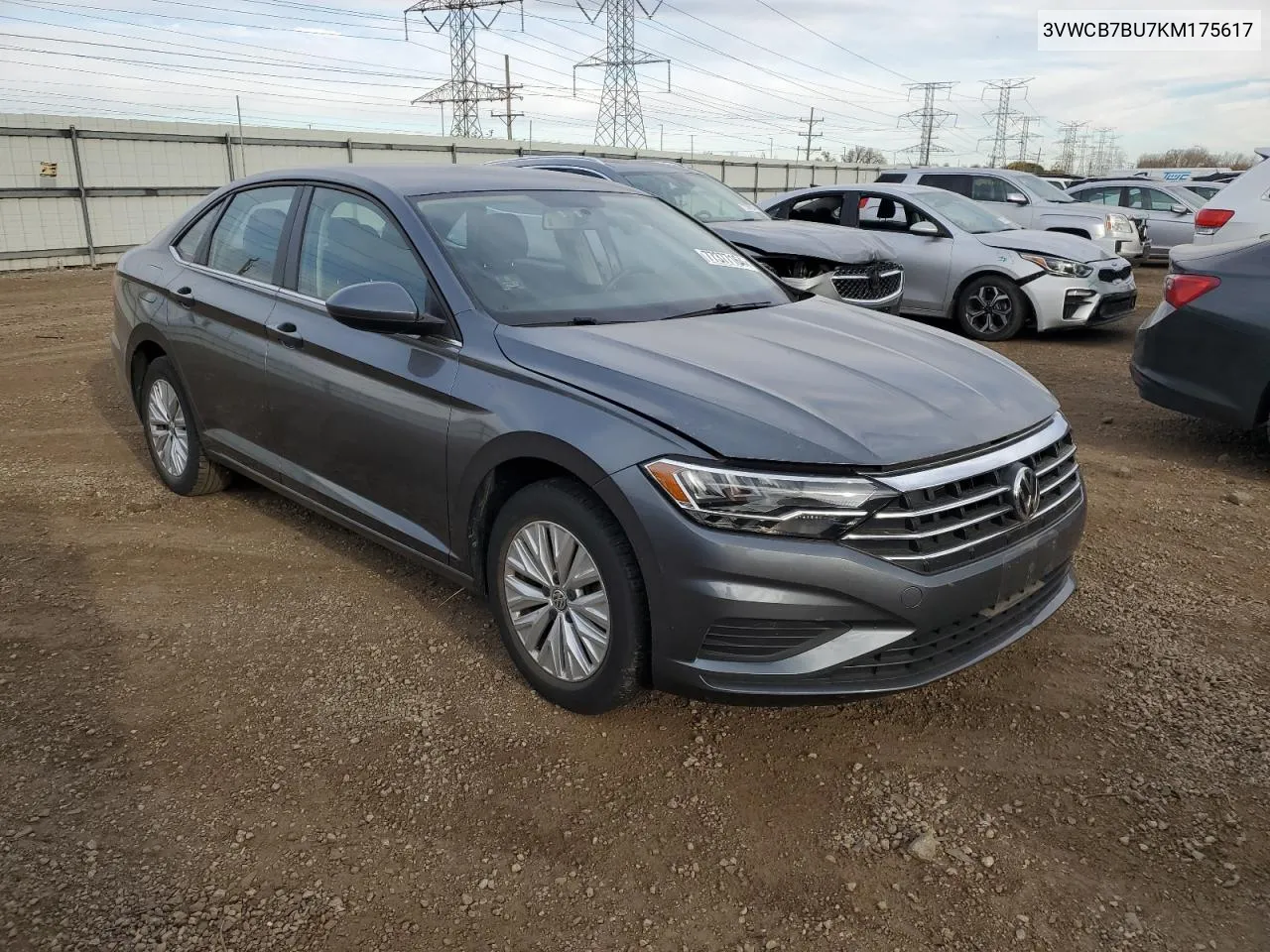 2019 Volkswagen Jetta S VIN: 3VWCB7BU7KM175617 Lot: 77377164