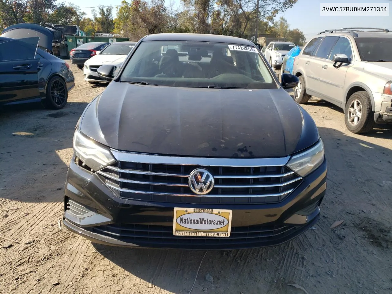 2019 Volkswagen Jetta S VIN: 3VWC57BU0KM271354 Lot: 77429864