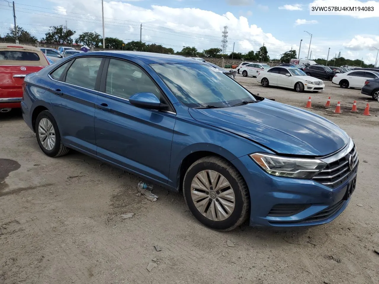 2019 Volkswagen Jetta S VIN: 3VWC57BU4KM194083 Lot: 77459434