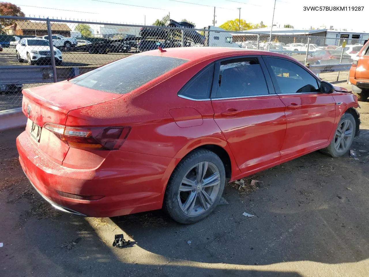 2019 Volkswagen Jetta S VIN: 3VWC57BU8KM119287 Lot: 77487254