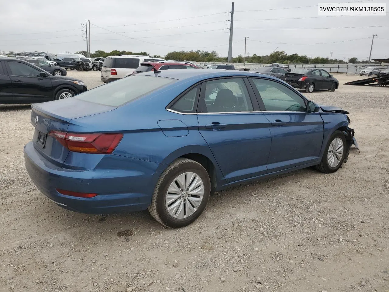 2019 Volkswagen Jetta S VIN: 3VWCB7BU9KM138505 Lot: 77636414