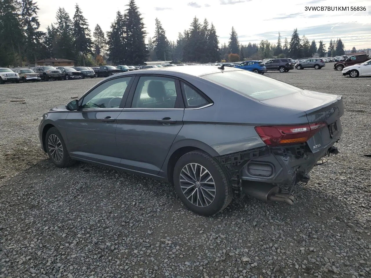 2019 Volkswagen Jetta S VIN: 3VWCB7BU1KM156836 Lot: 77677394