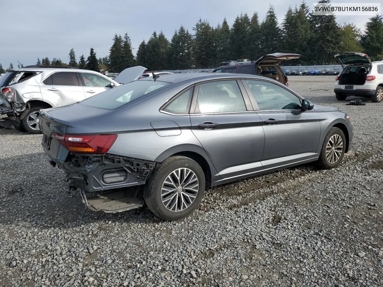 2019 Volkswagen Jetta S VIN: 3VWCB7BU1KM156836 Lot: 77677394