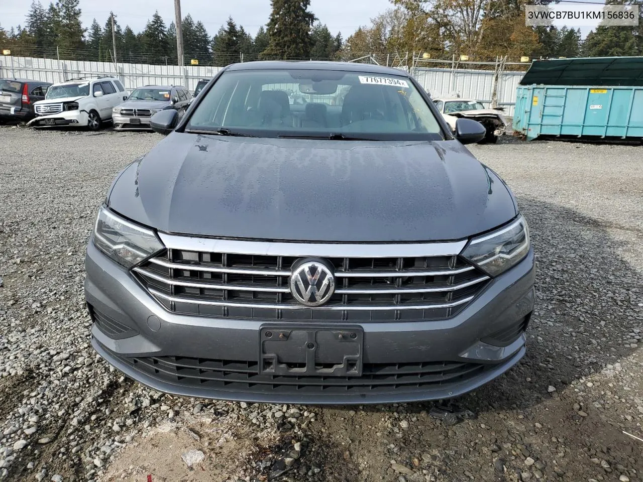 2019 Volkswagen Jetta S VIN: 3VWCB7BU1KM156836 Lot: 77677394