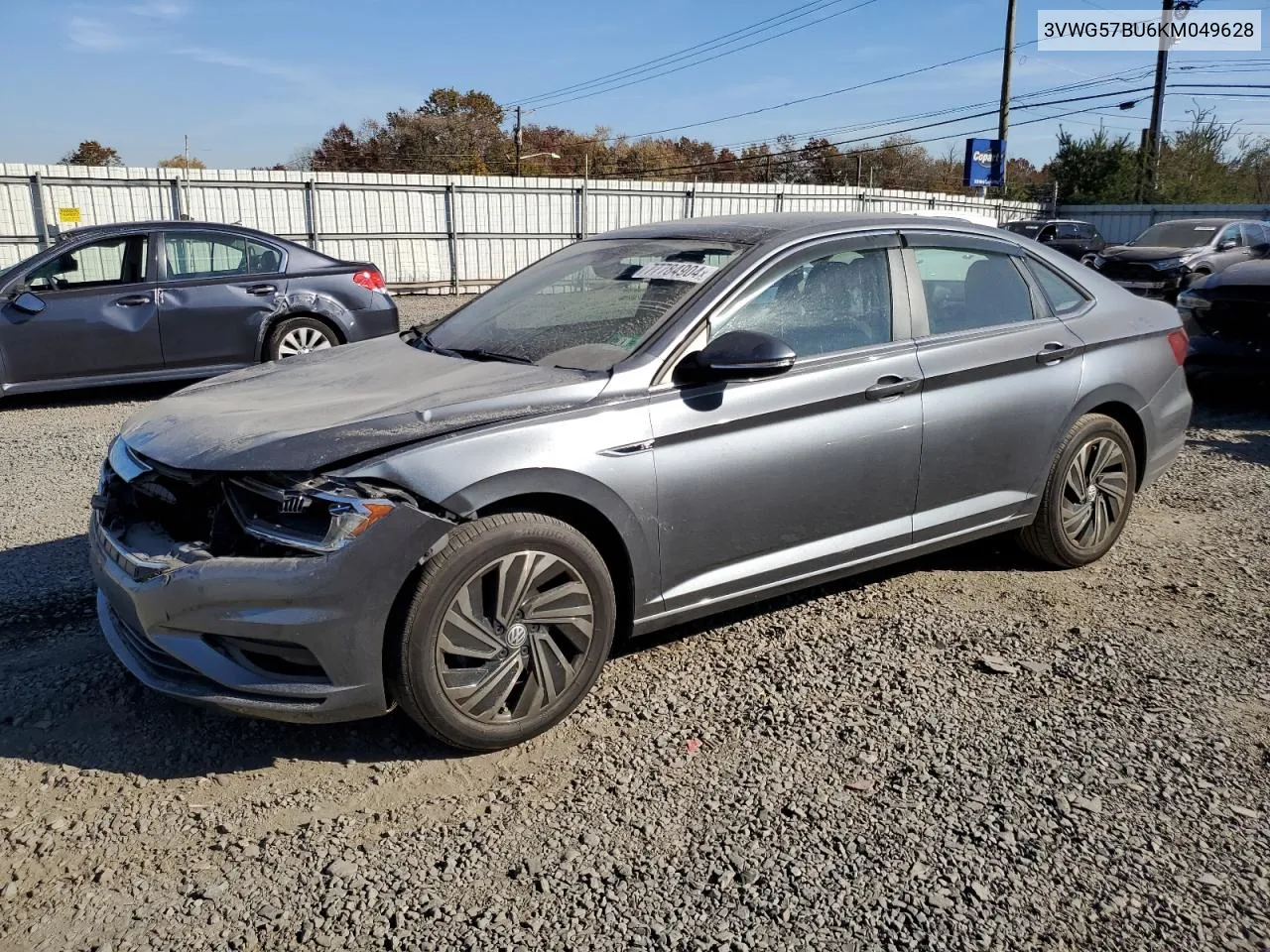 2019 Volkswagen Jetta Sel Premium VIN: 3VWG57BU6KM049628 Lot: 77784904