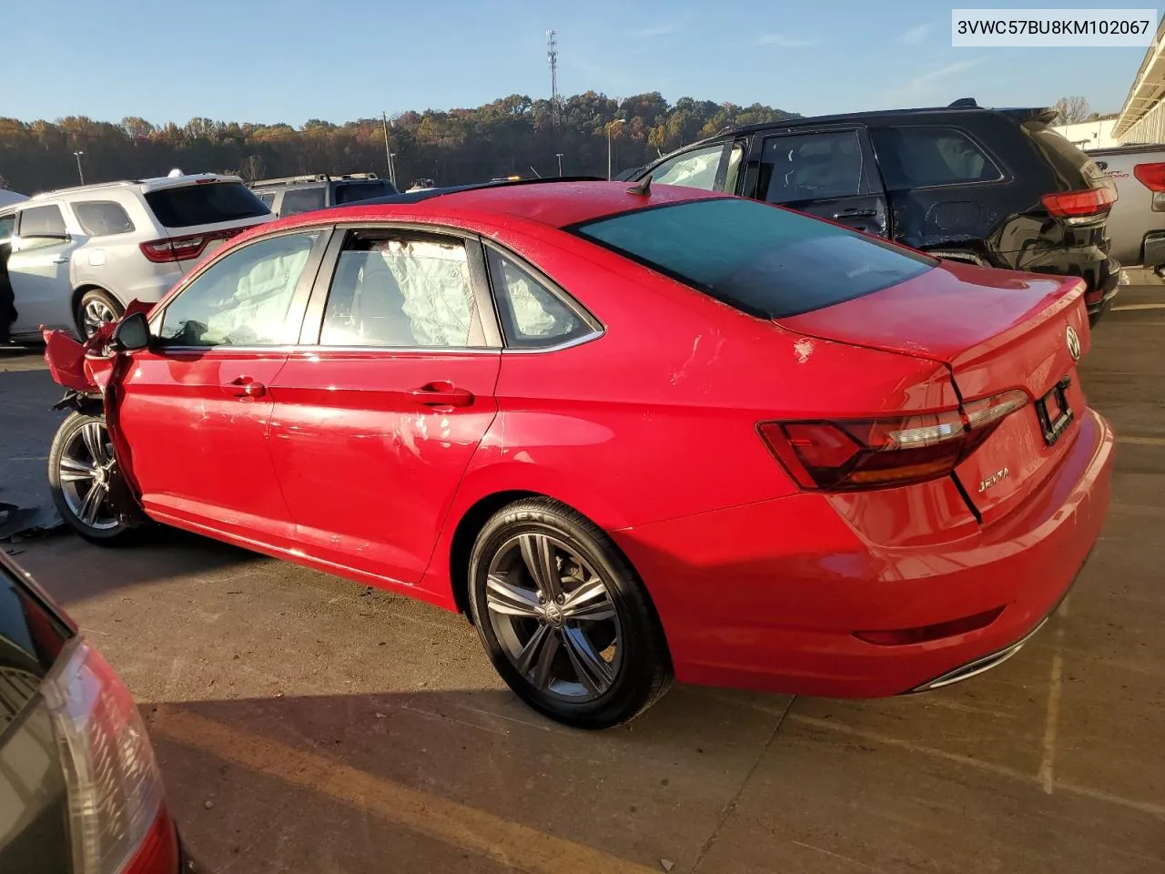 2019 Volkswagen Jetta S VIN: 3VWC57BU8KM102067 Lot: 77803084