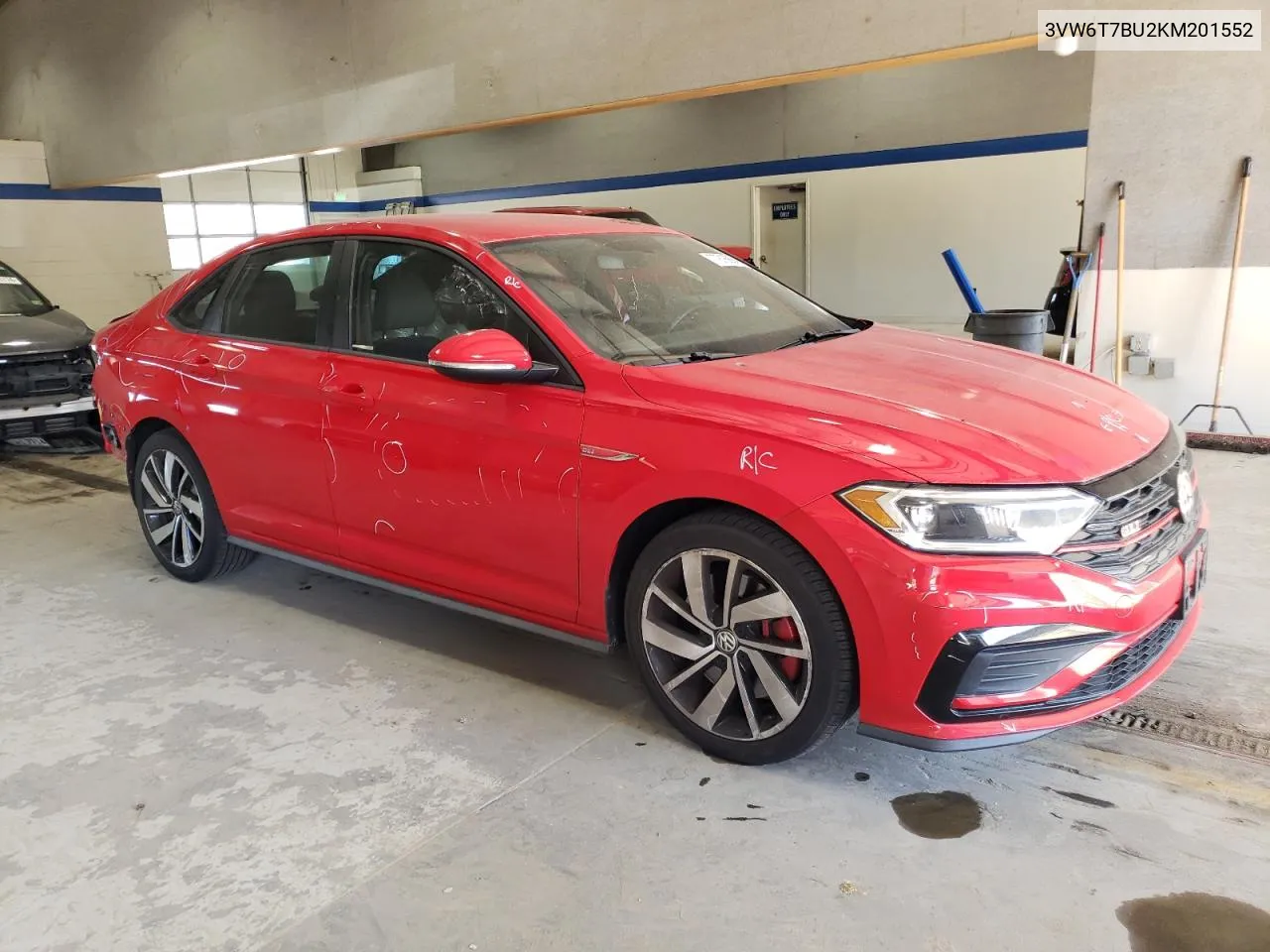 2019 Volkswagen Jetta Gli VIN: 3VW6T7BU2KM201552 Lot: 77816654