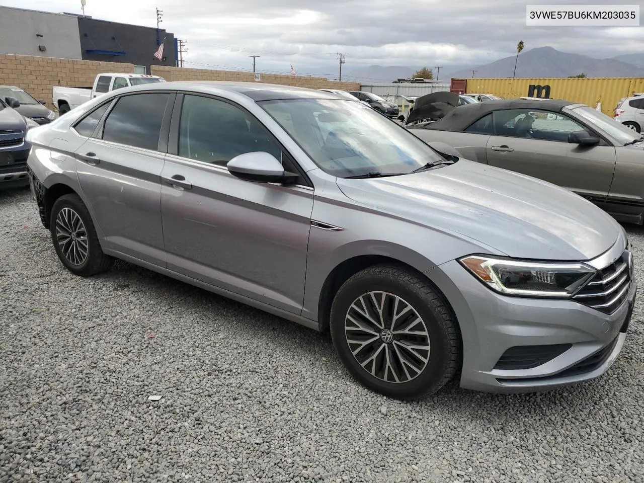 2019 Volkswagen Jetta Sel VIN: 3VWE57BU6KM203035 Lot: 77900944