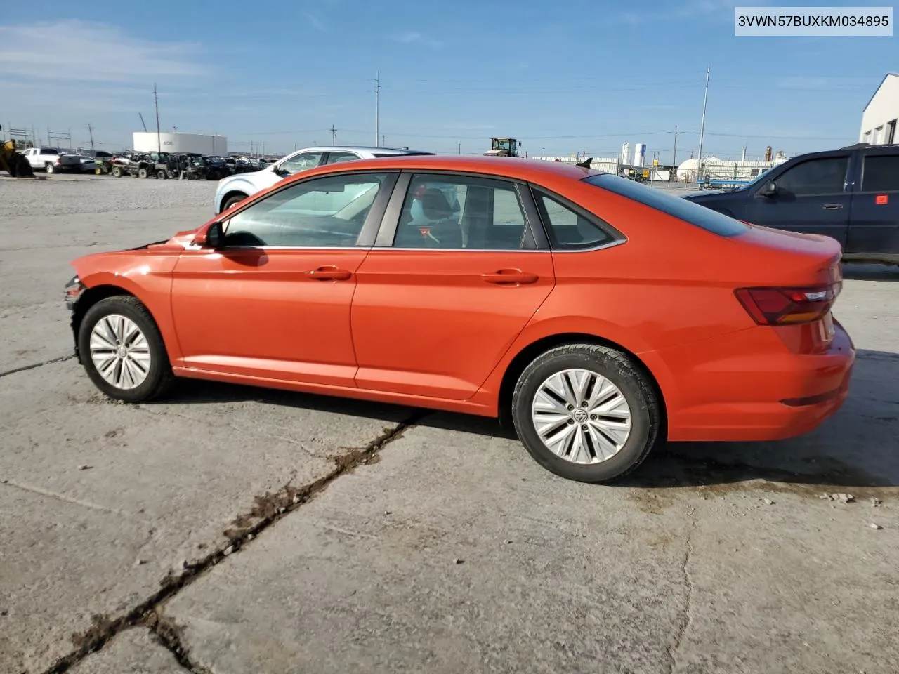 2019 Volkswagen Jetta S VIN: 3VWN57BUXKM034895 Lot: 78243934