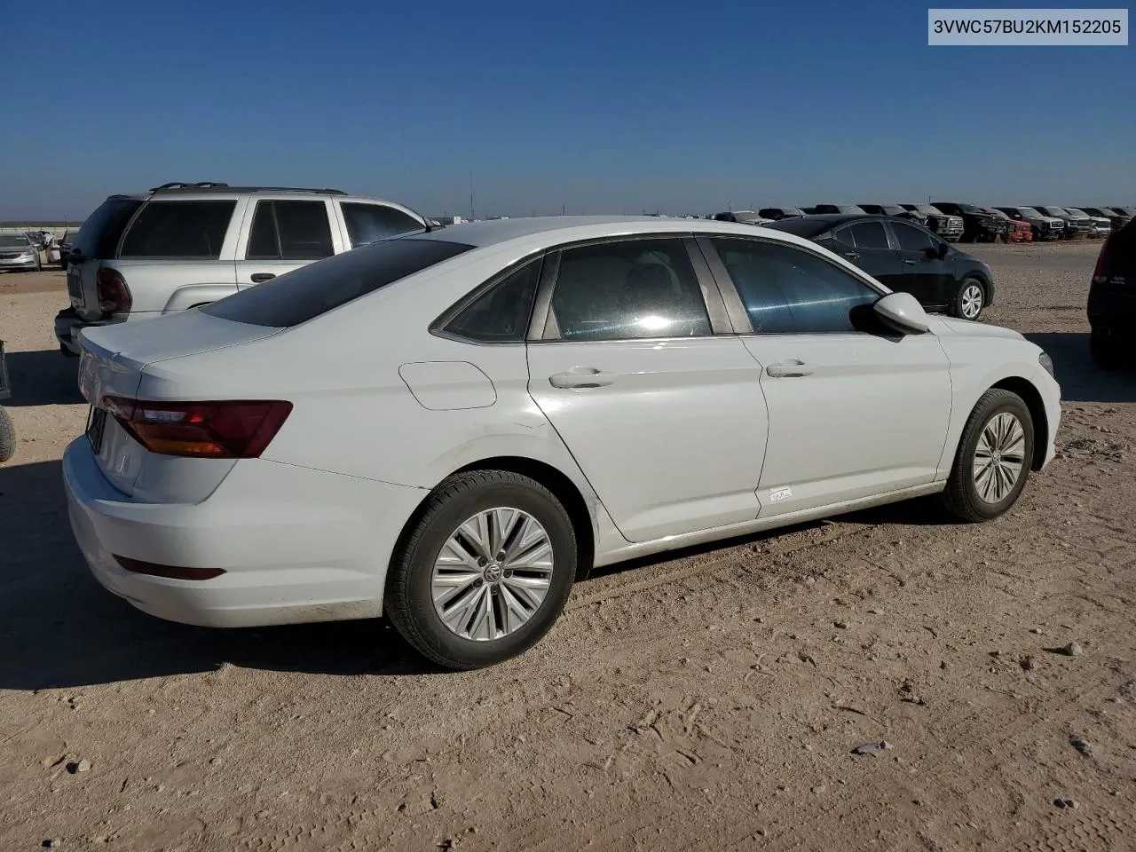 2019 Volkswagen Jetta S VIN: 3VWC57BU2KM152205 Lot: 78368044