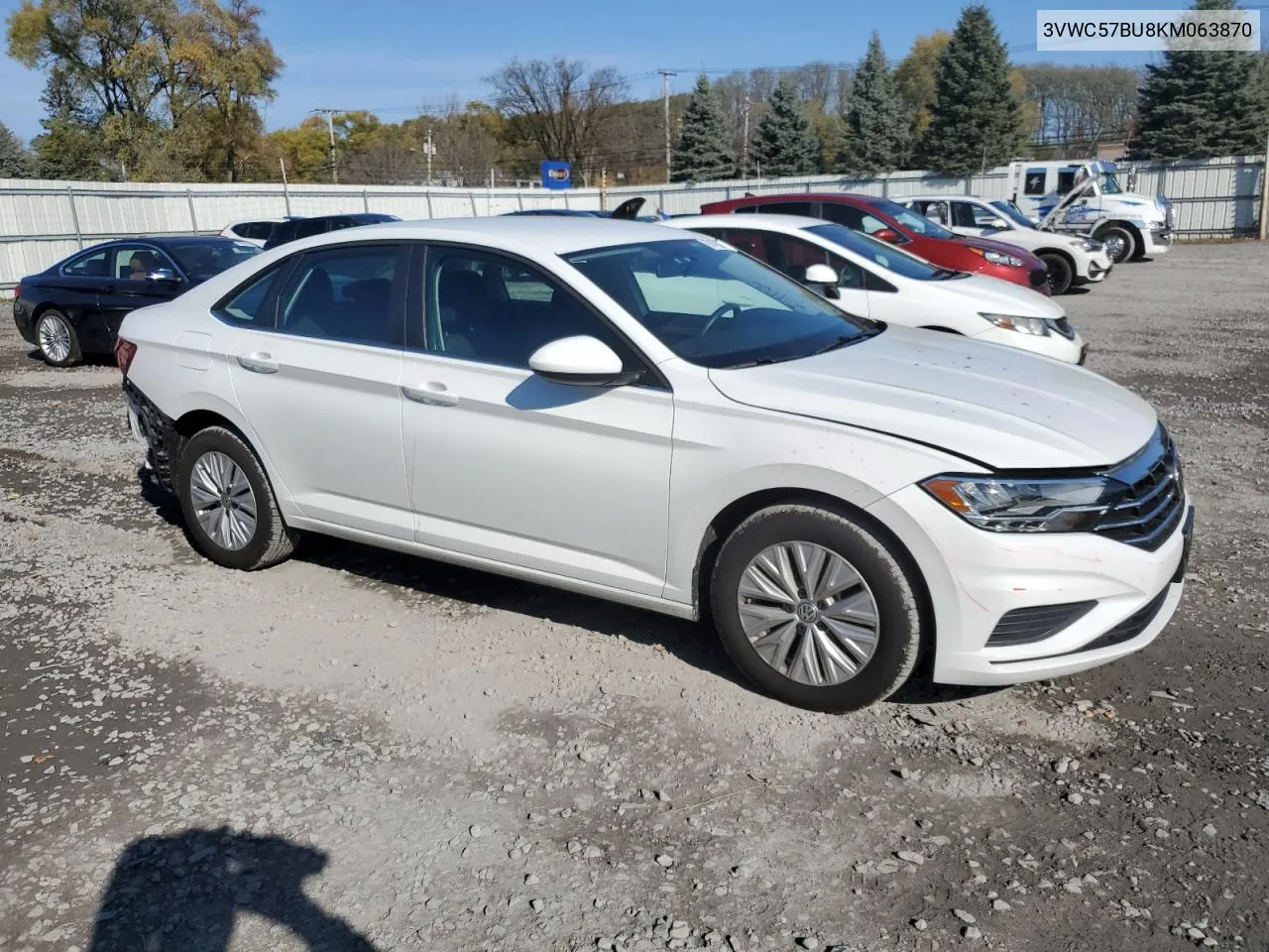 2019 Volkswagen Jetta S VIN: 3VWC57BU8KM063870 Lot: 78475624