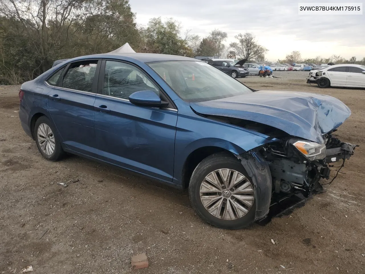 2019 Volkswagen Jetta S VIN: 3VWCB7BU4KM175915 Lot: 78754084