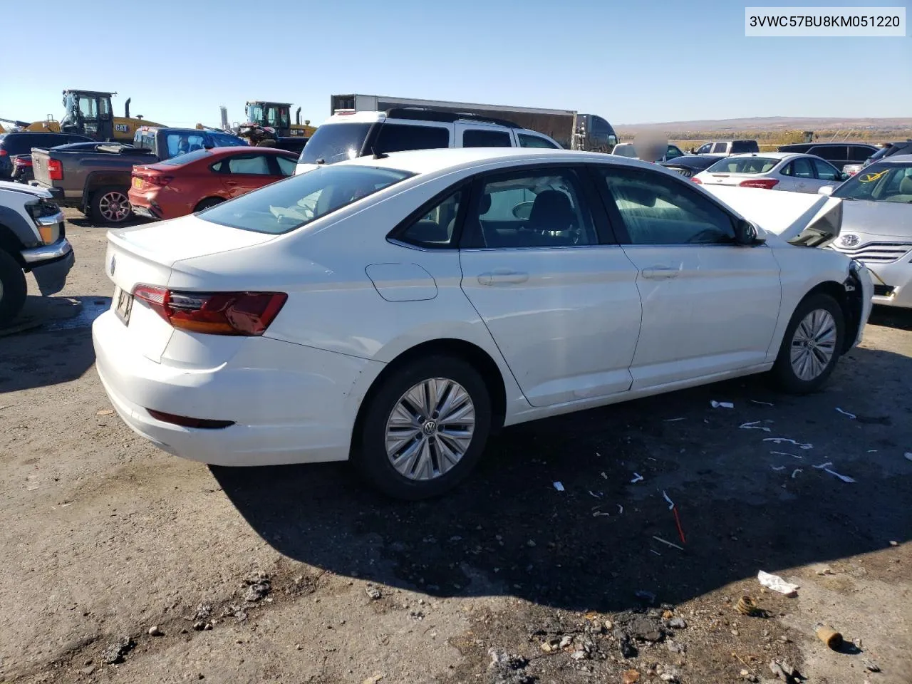 2019 Volkswagen Jetta S VIN: 3VWC57BU8KM051220 Lot: 79314304