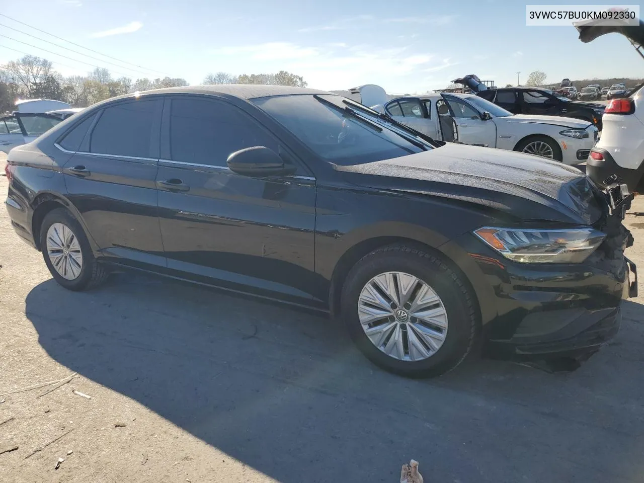 2019 Volkswagen Jetta S VIN: 3VWC57BU0KM092330 Lot: 79405054