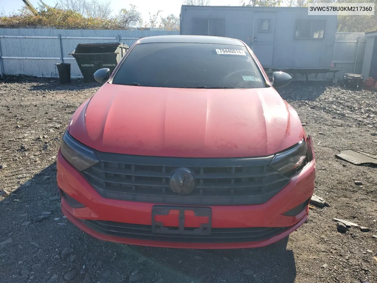 2019 Volkswagen Jetta S VIN: 3VWC57BU0KM217360 Lot: 79440014