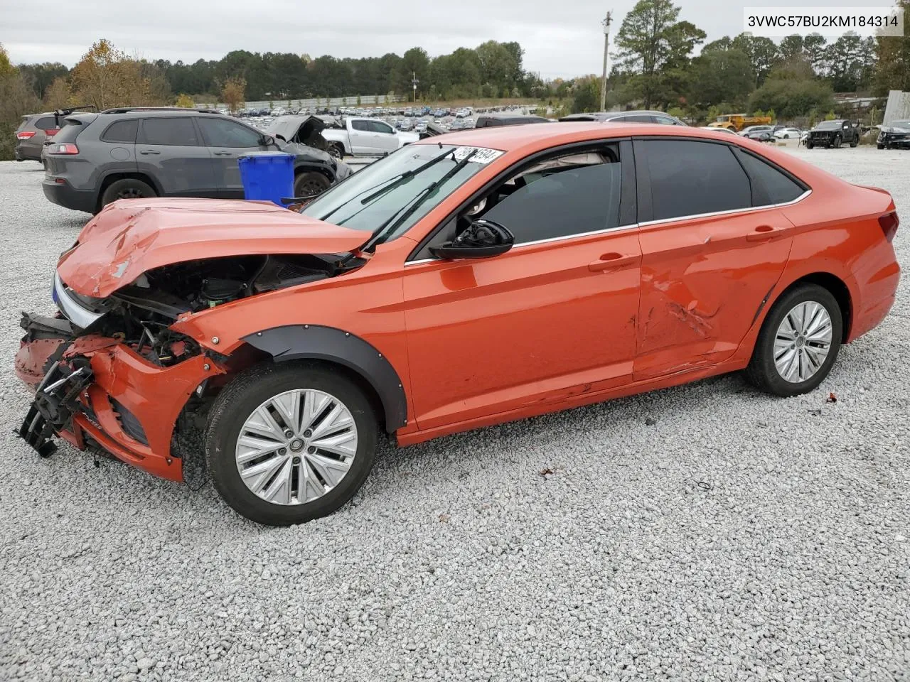 2019 Volkswagen Jetta S VIN: 3VWC57BU2KM184314 Lot: 79844594