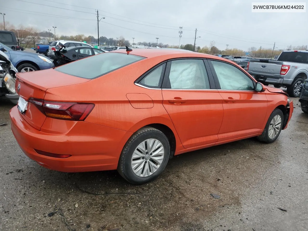 2019 Volkswagen Jetta S VIN: 3VWCB7BU6KM244202 Lot: 79986564