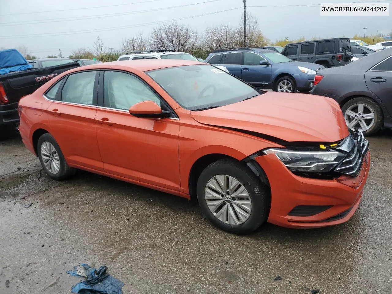 2019 Volkswagen Jetta S VIN: 3VWCB7BU6KM244202 Lot: 79986564