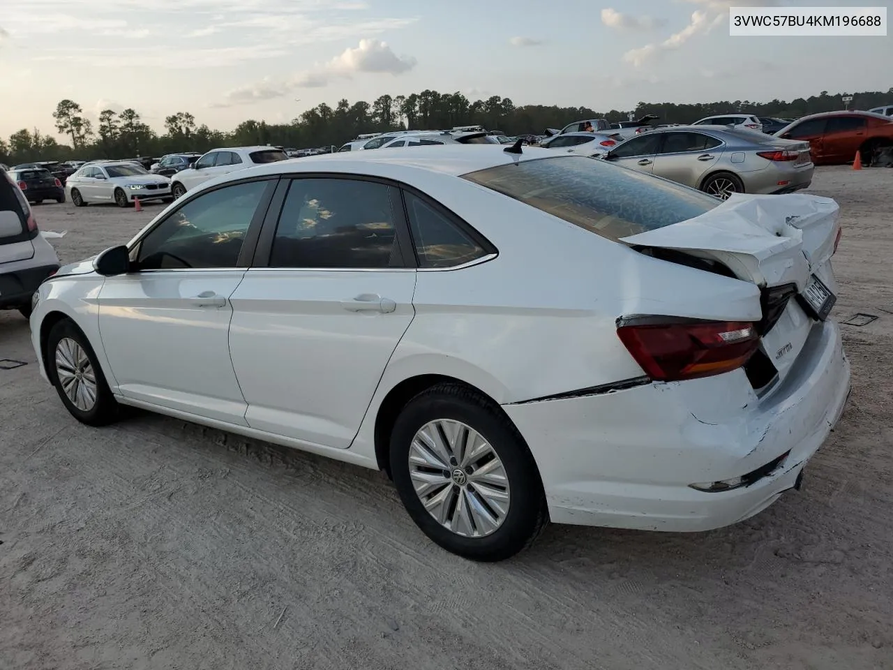 2019 Volkswagen Jetta S VIN: 3VWC57BU4KM196688 Lot: 80062334