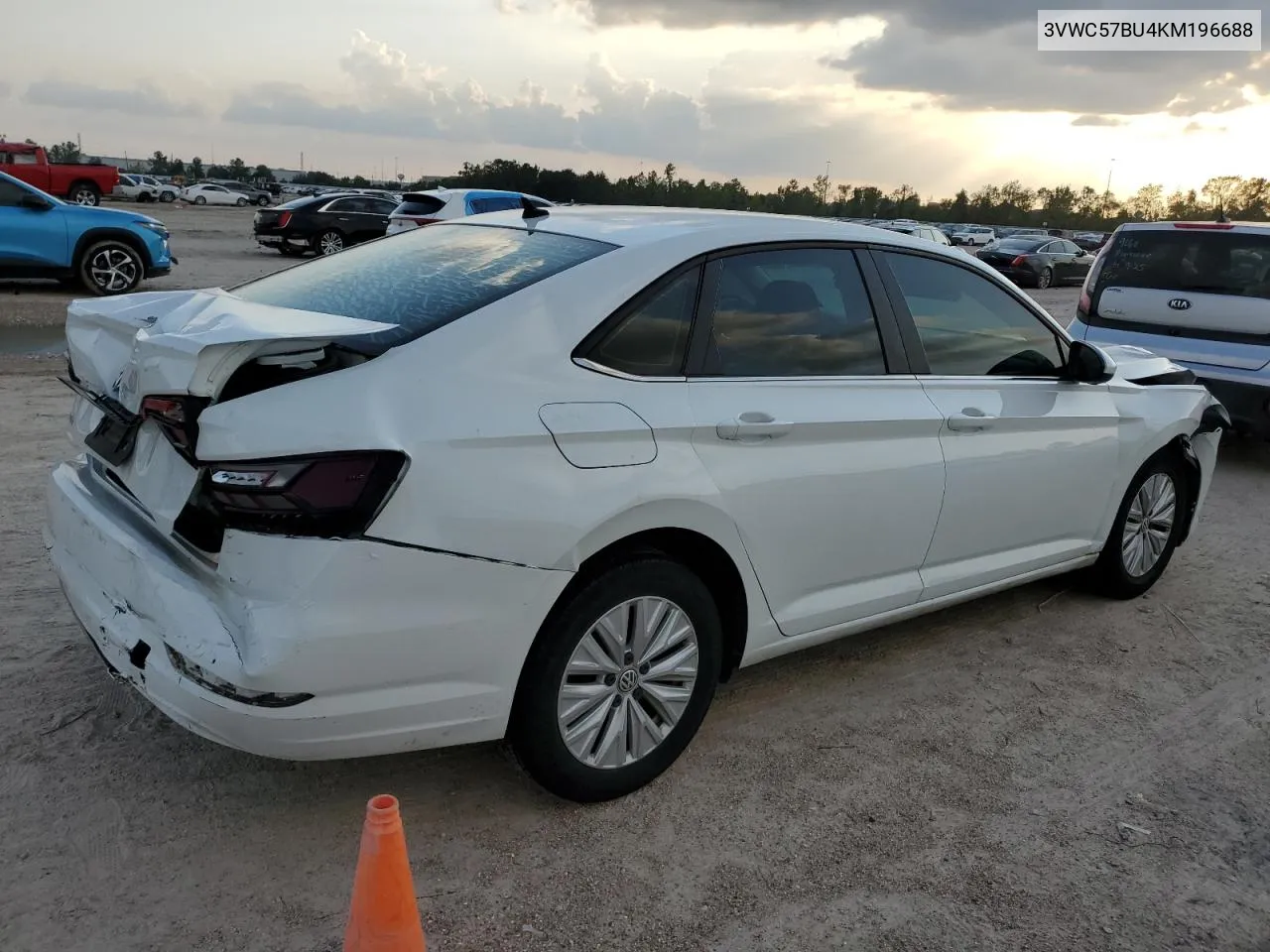 2019 Volkswagen Jetta S VIN: 3VWC57BU4KM196688 Lot: 80062334