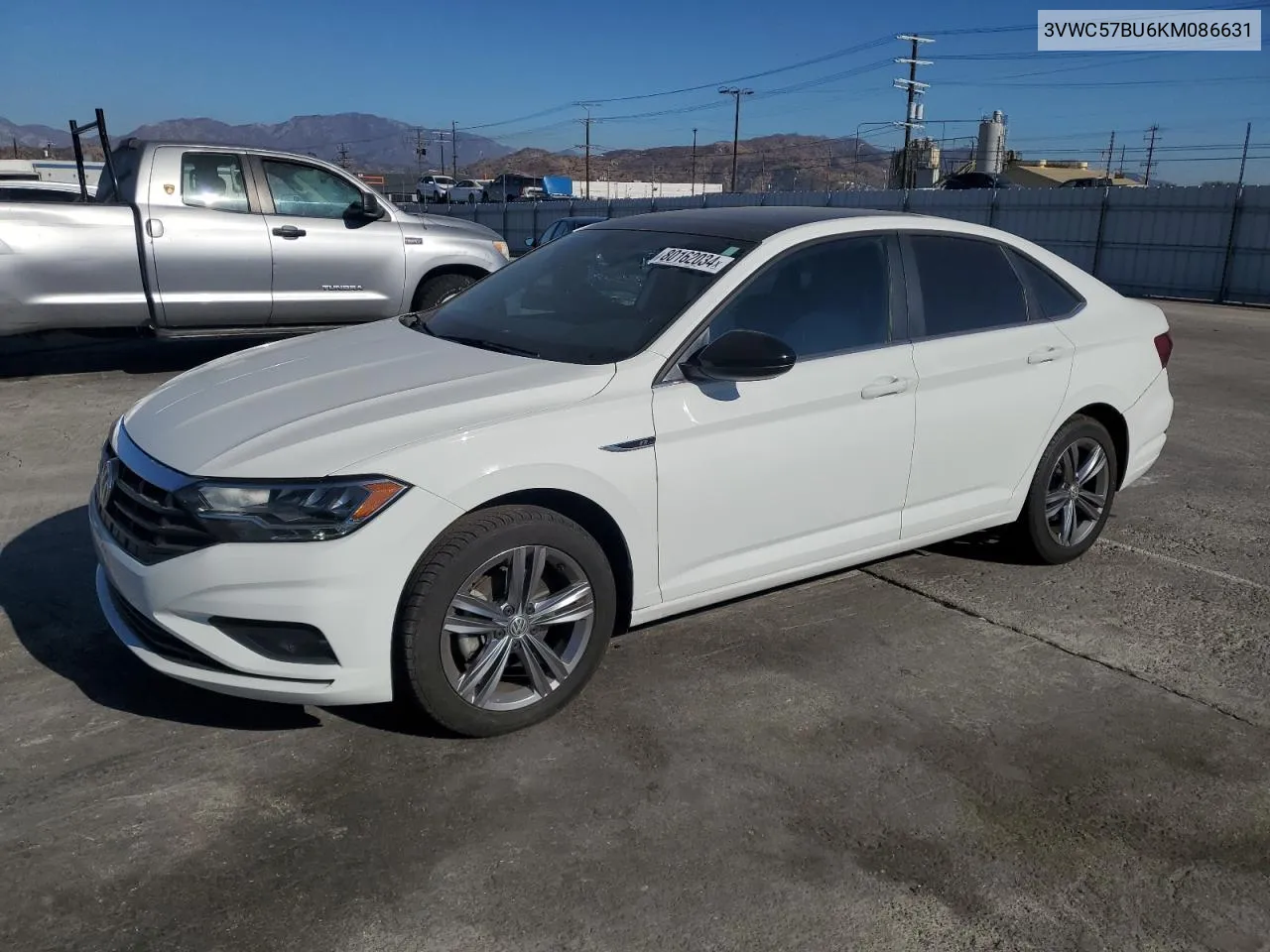 2019 Volkswagen Jetta S VIN: 3VWC57BU6KM086631 Lot: 80162034