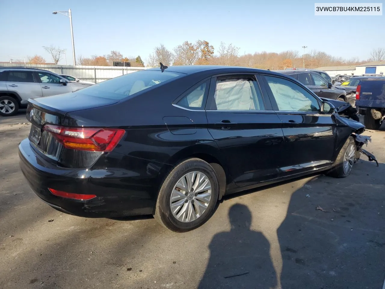 2019 Volkswagen Jetta S VIN: 3VWCB7BU4KM225115 Lot: 80547344