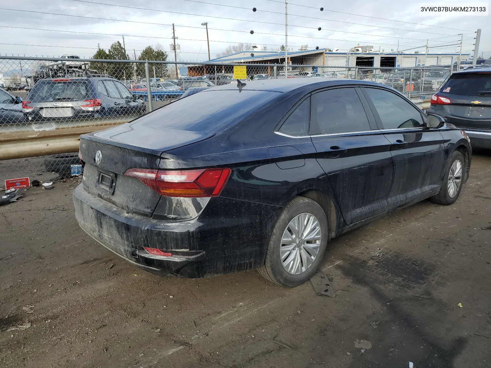 2019 Volkswagen Jetta S VIN: 3VWCB7BU4KM273133 Lot: 80791653