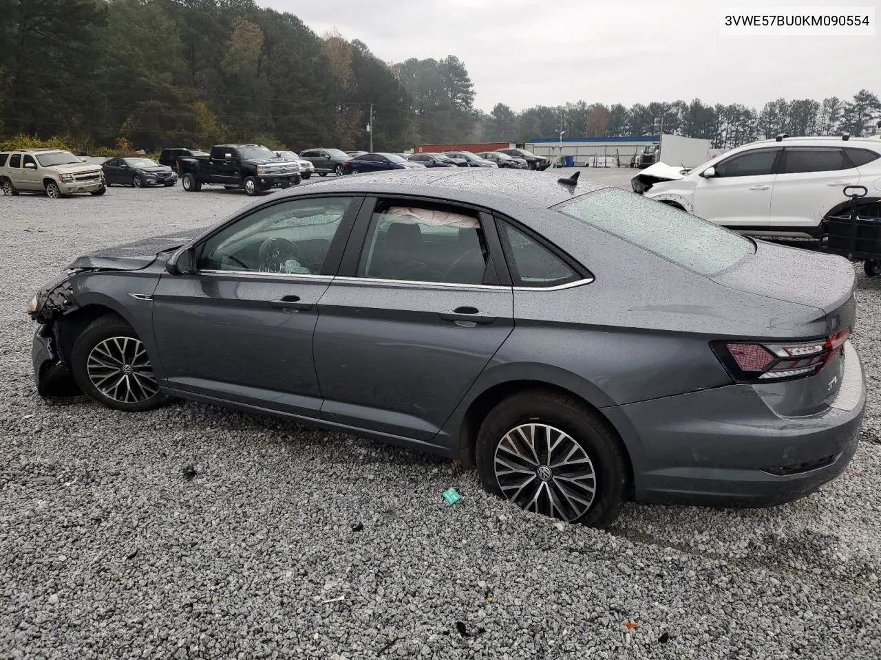 2019 Volkswagen Jetta Sel VIN: 3VWE57BU0KM090554 Lot: 80987684