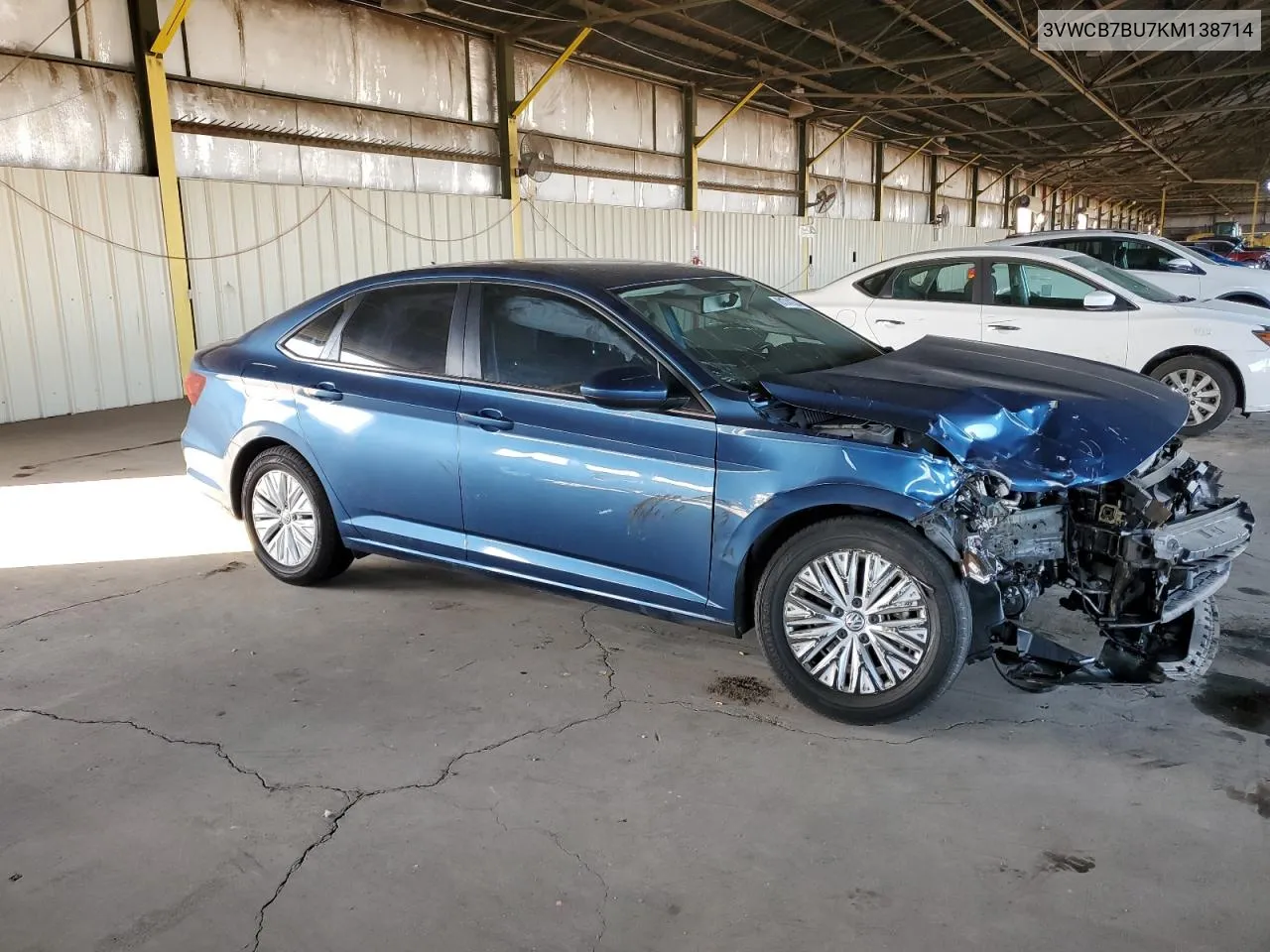 2019 Volkswagen Jetta S VIN: 3VWCB7BU7KM138714 Lot: 81741374