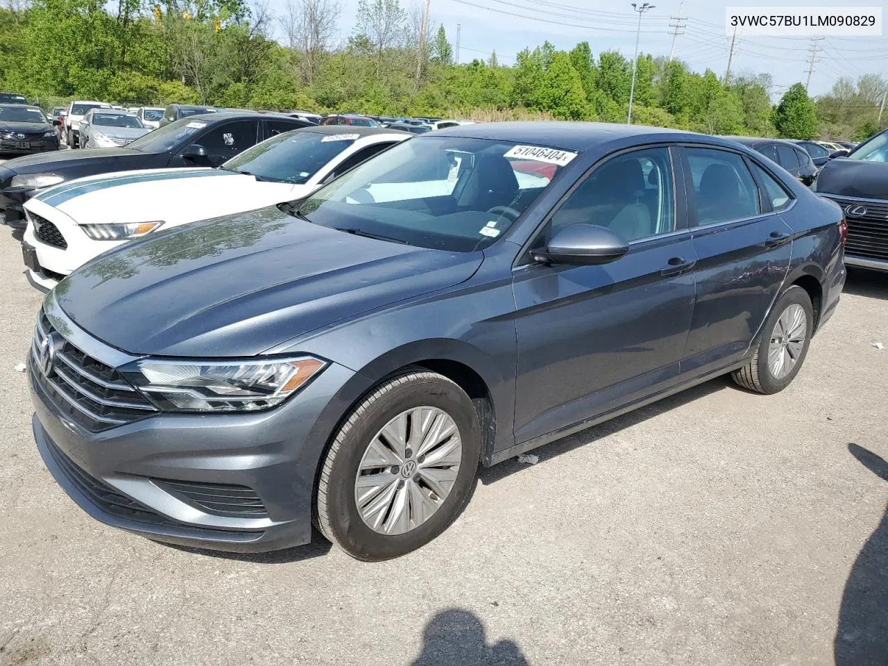 2020 Volkswagen Jetta S VIN: 3VWC57BU1LM090829 Lot: 51046404