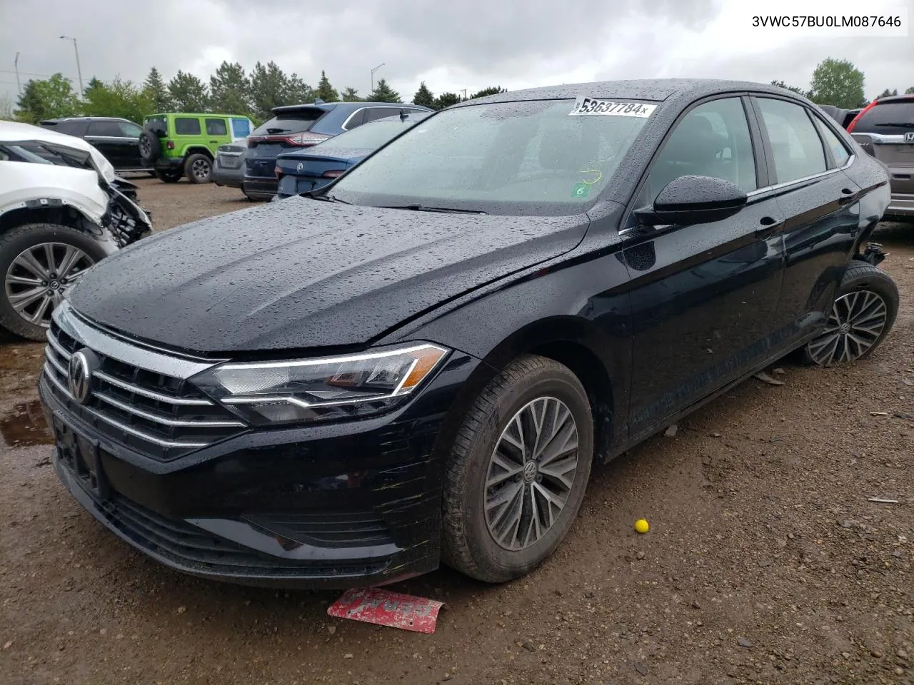 2020 Volkswagen Jetta S VIN: 3VWC57BU0LM087646 Lot: 53637784