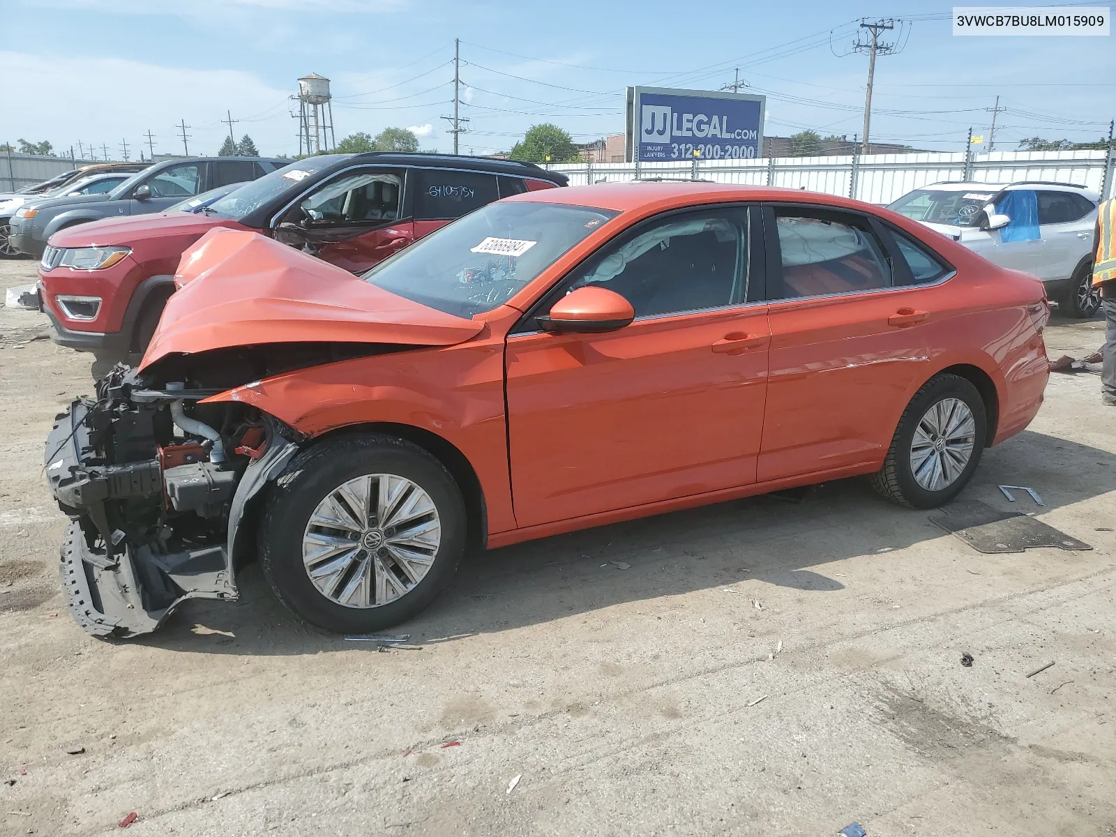 2020 Volkswagen Jetta S VIN: 3VWCB7BU8LM015909 Lot: 63866984