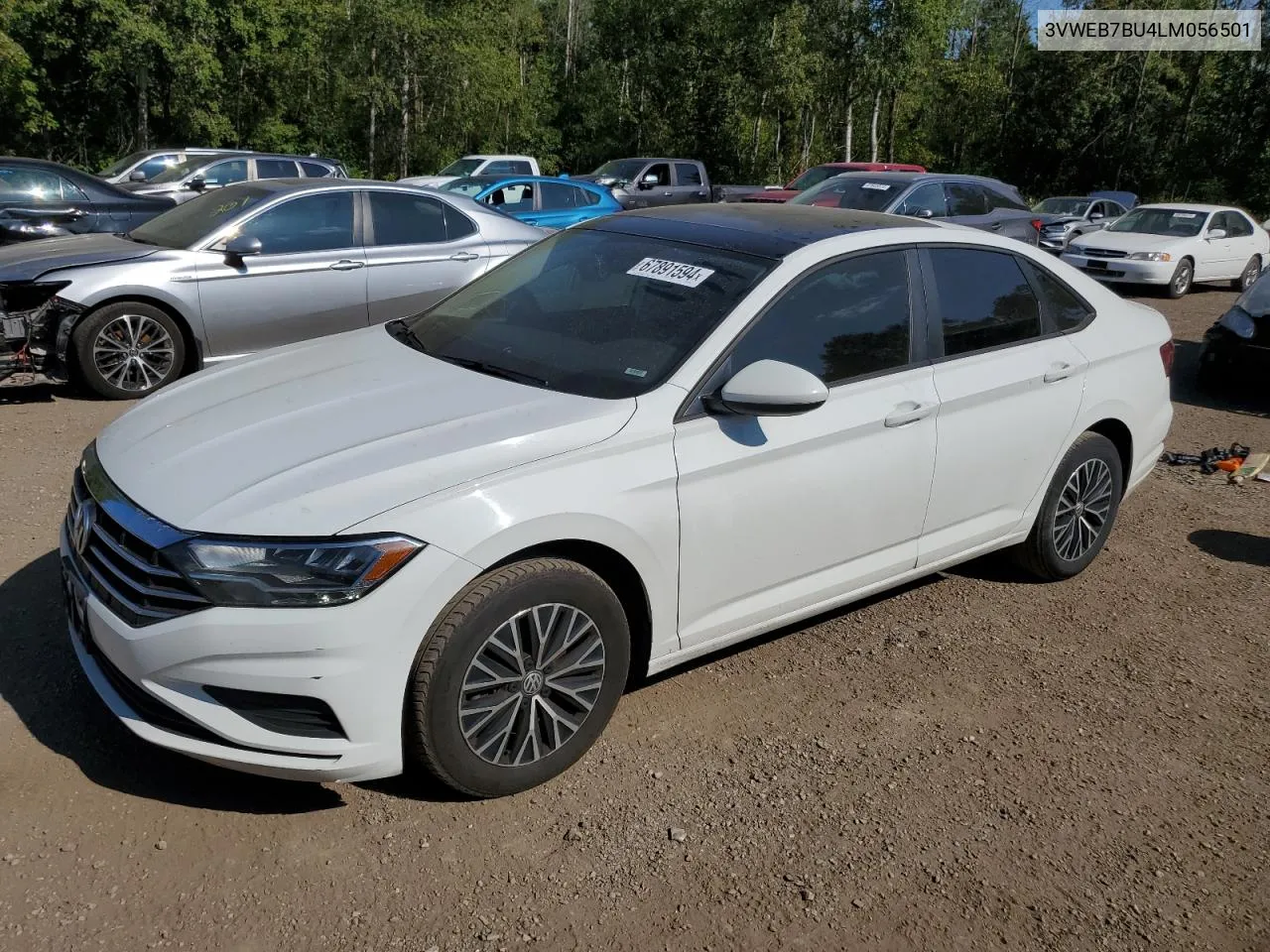 2020 Volkswagen Jetta Sel VIN: 3VWEB7BU4LM056501 Lot: 67891594