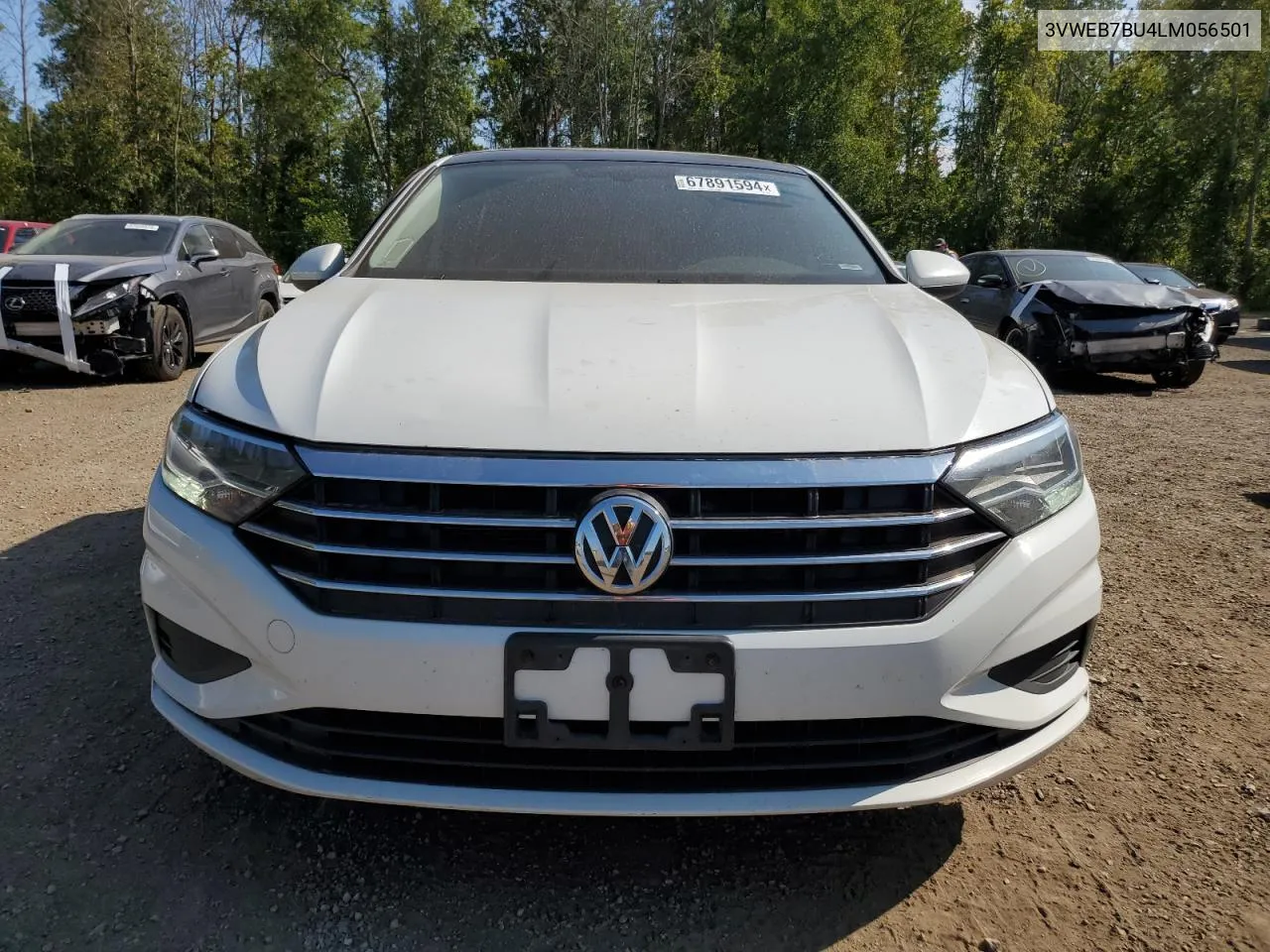 2020 Volkswagen Jetta Sel VIN: 3VWEB7BU4LM056501 Lot: 67891594