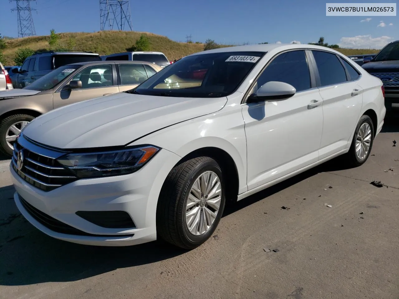 2020 Volkswagen Jetta S VIN: 3VWCB7BU1LM026573 Lot: 69310374