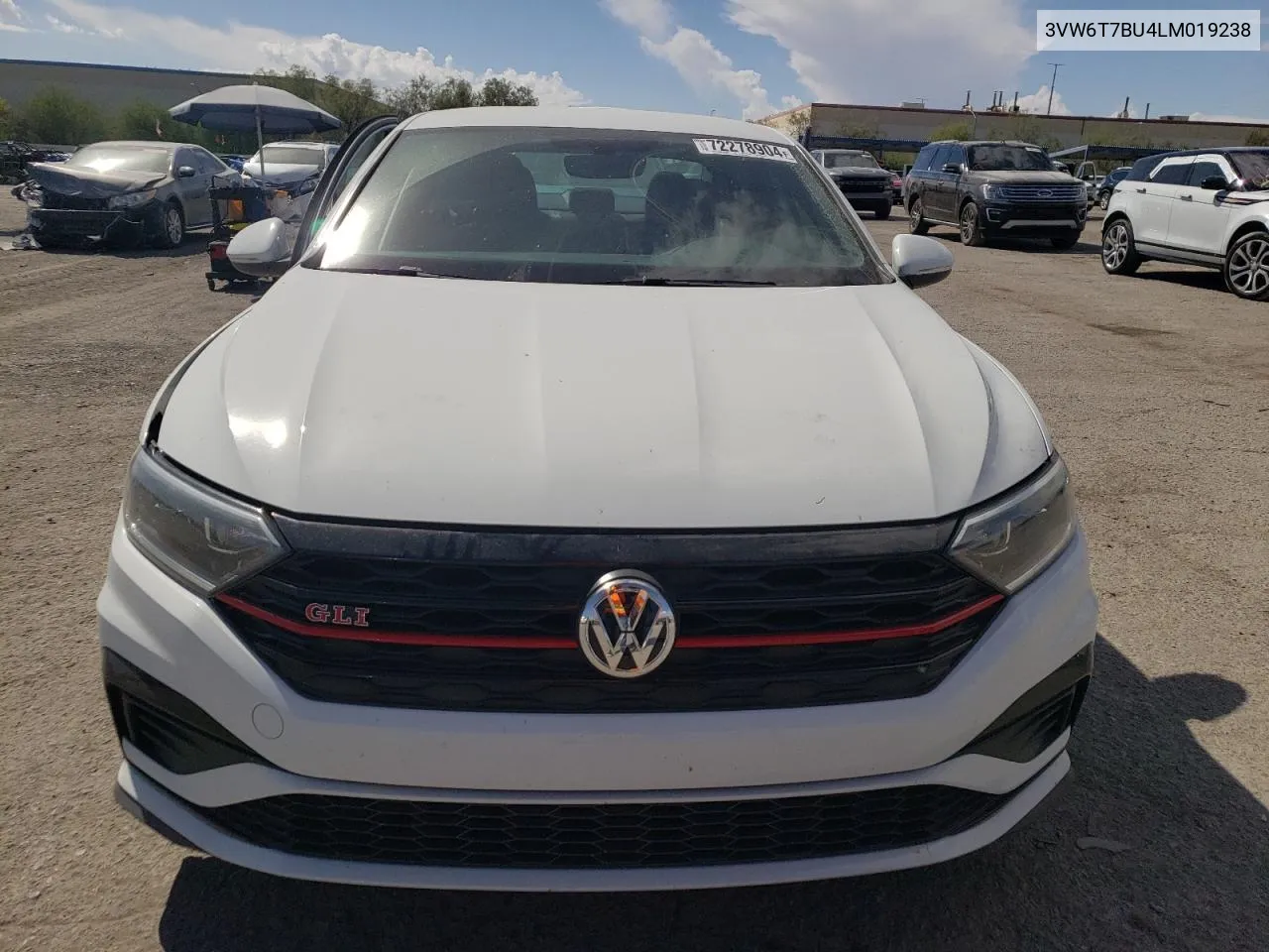 2020 Volkswagen Jetta Gli VIN: 3VW6T7BU4LM019238 Lot: 72278904