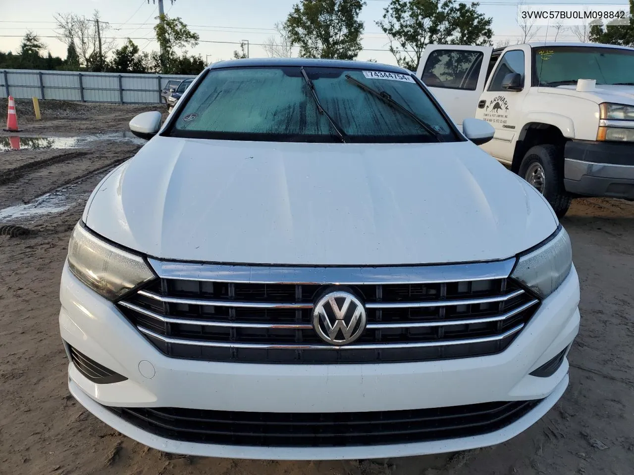 2020 Volkswagen Jetta S VIN: 3VWC57BU0LM098842 Lot: 74344754