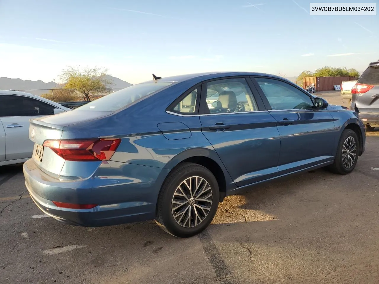 2020 Volkswagen Jetta S VIN: 3VWCB7BU6LM034202 Lot: 75526544