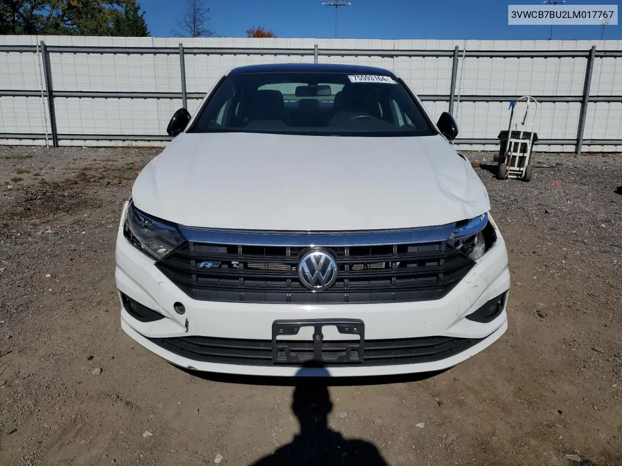 2020 Volkswagen Jetta S VIN: 3VWCB7BU2LM017767 Lot: 75593164