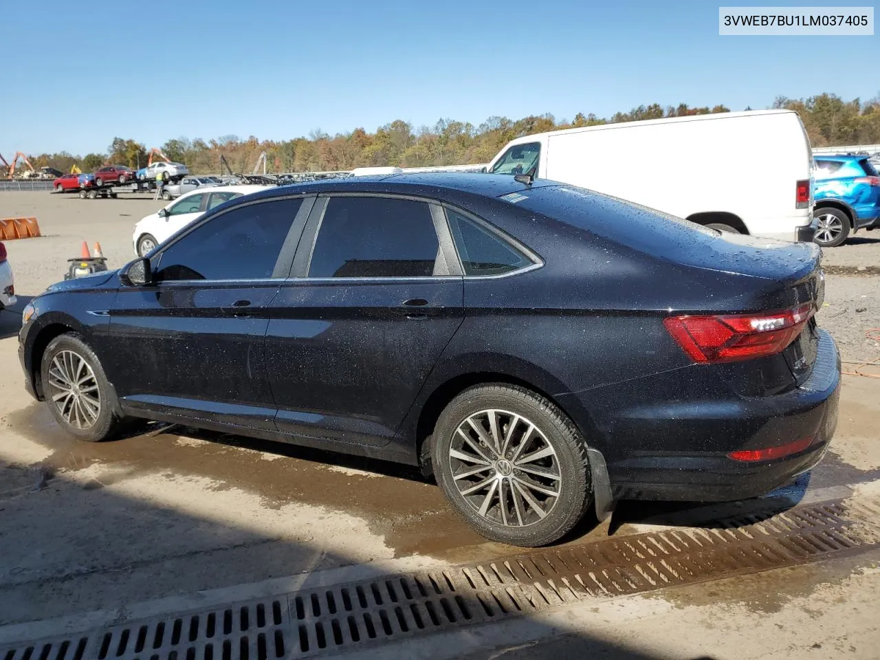 2020 Volkswagen Jetta Sel VIN: 3VWEB7BU1LM037405 Lot: 75662324