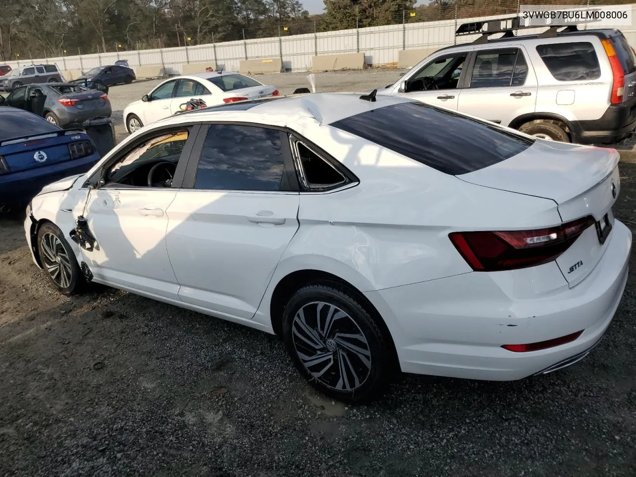 2020 Volkswagen Jetta Sel Premium VIN: 3VWGB7BU6LM008006 Lot: 76242624